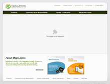 Tablet Screenshot of maglayers.com.tw